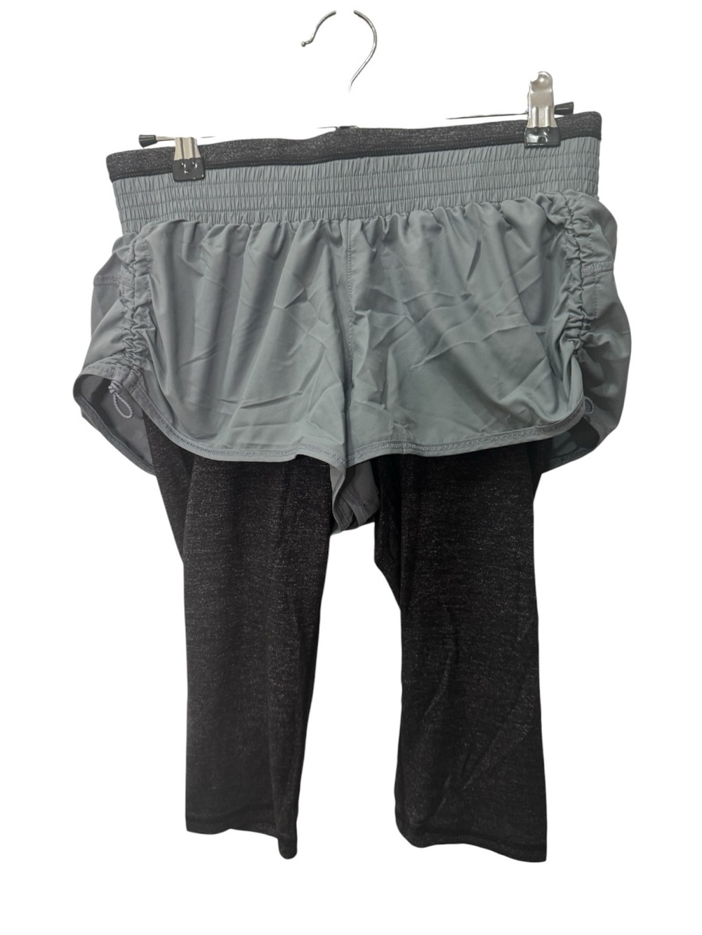Athleta Go Getter 2-in-1 shorts feature grey outer shorts